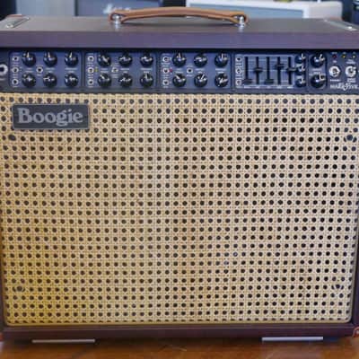 Mesa Boogie Mark V 90-Watt Combo – Wine Red Tolex / Wicker Grille image 1