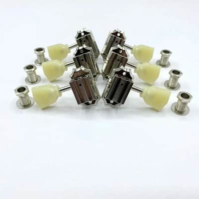 3x3 Vintage Guitar LP SG Style Machine Heads Tuning Pegs image 1