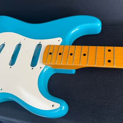 🔥 Fender Custom Shop 1969 Stratocaster Journeyman Relic Body – Rare Taos Turquoise – COA & Neck Plate – 3 lbs 🔥 image 9