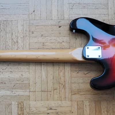 VIDEO! 1970s Japan Sakai (Teisco-ish) "Hertiecaster" guitar - pro Setup, player ready image 9