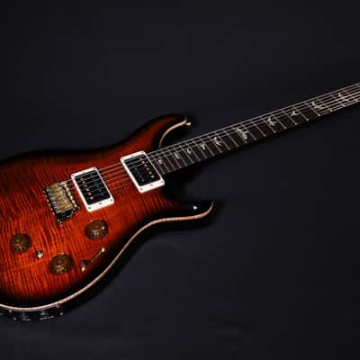 MINT PRS Paul Reed Smith Custom 24 Piezo 10-Top Guitar, Rosewood Fretboard, Fiery Red Wrap Burst 281 image 5