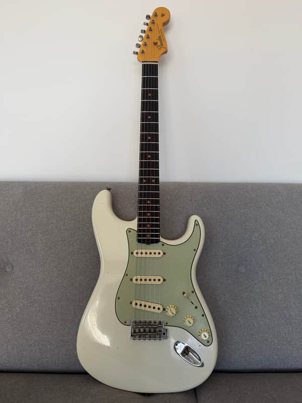 Fender Custom Shop 1964 Stratocaster, Journeyman Relic 2026 Aged Olympic White image 1