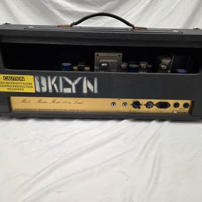 Marshall JMP 2203 Mk2 Master Model Lead 100-Watt Guitar Amp Head 1976 - Black (C013-A9) image 9