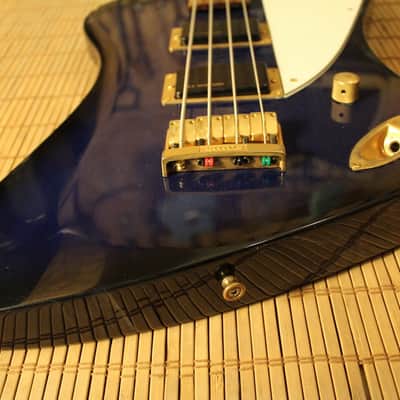 Burny ZB-85 signature Norio Toshiro ( Thunderbird Bass ) See-Thru Blue image 6