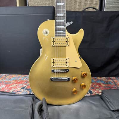 *Video* Aria Pro II Les Paul Gold Top Model LS600 Slab Mahogany - 1980 image 1