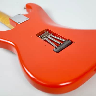 Squier by Fender SST-45 Fiesta Red(FRD) 1983 JV Serial FujiGen MIJ Stratocaster, SQ-4 Alnico PU image 19