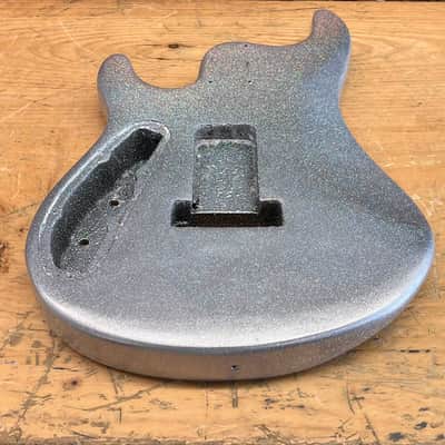Sterling by Music Man JP70 7-String Custom Silver Finish Electric Guitar Body image 6