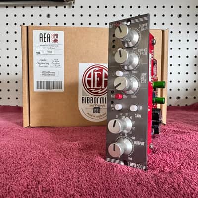 AEA RPQ500 Ribbon Pre with Curve Shaper 500 Series Module - SN #1468 image 1