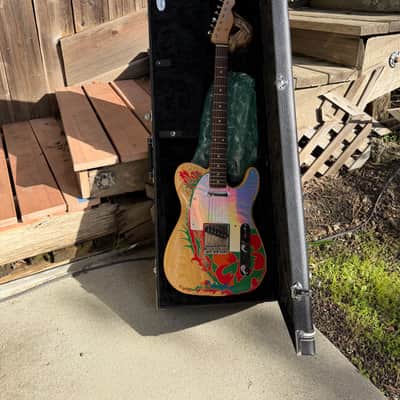 Fender Artist Series Jimmy Page Telecaster with Rosewood Fretboard 2019 - Natural with Dragon Graphic image 9