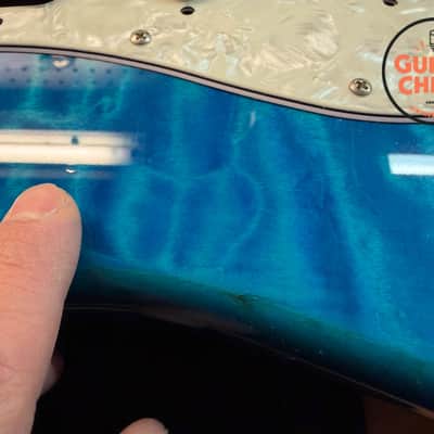 2018 Fender Japan Michiya Haruhata Stratocaster Caribbean Blue MIJ – Excellent image 11