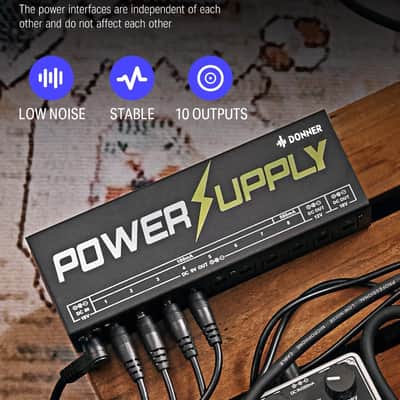 DP-1 Guitar Power Supply 10 Isolated DC Output for 9V/12V/18V Effect Pedal image 2