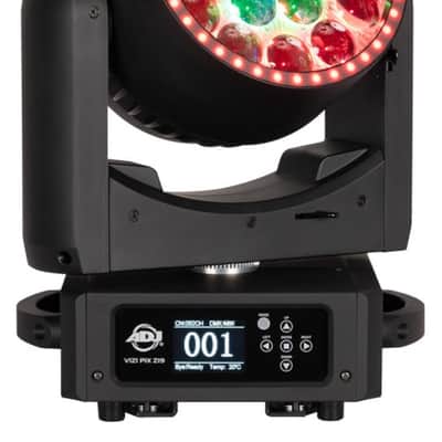 American DJ Vizi Pix Z19 RGBL LED Moving Head Light+Totem Stand+Carry Bag image 6