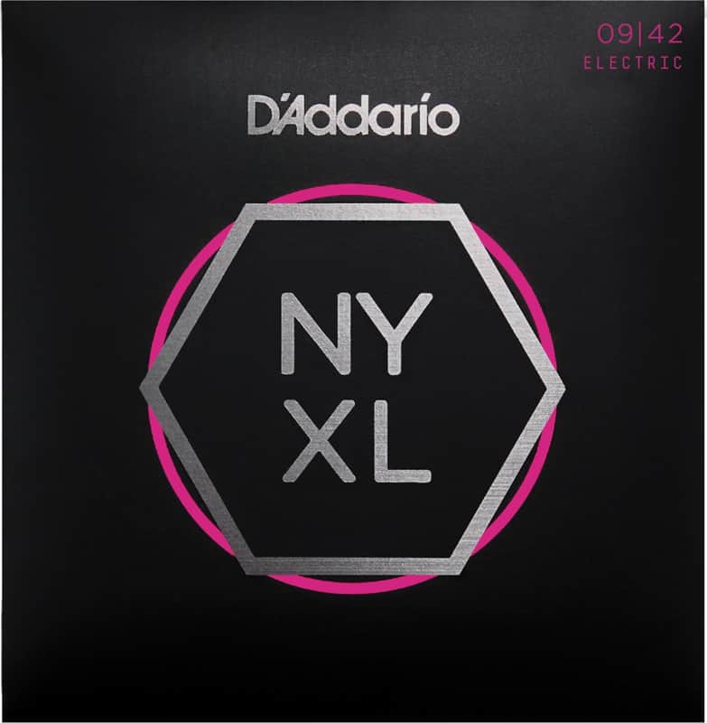 D'Addario NYXL0942 NYXL Super Light Nickel Electric Guitar Strings, 9-42 image 1