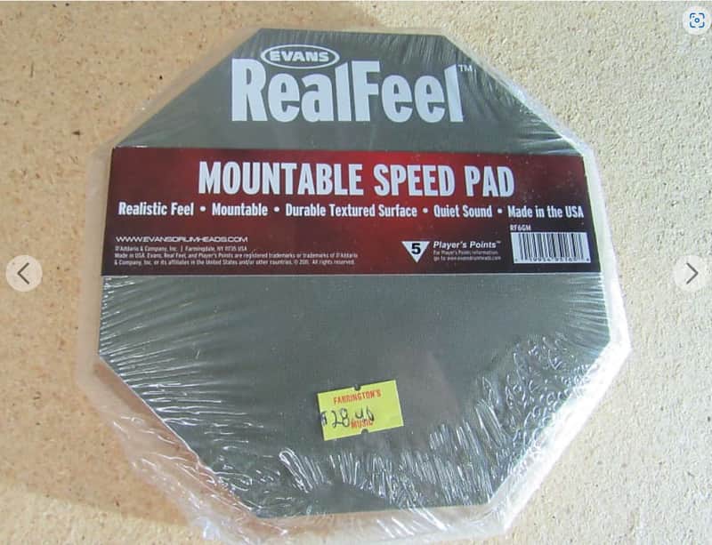 Evans RF6GM RealFeel Practice pad 6" - Stand mountable image 1