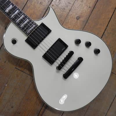 ESP LTD EC-401 with Pau Ferro Fretboard 2018 - Present - Olympic White image 4