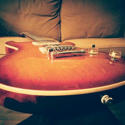 Cort M520 M-520 Cherry Sunburst, made in Korea image 11