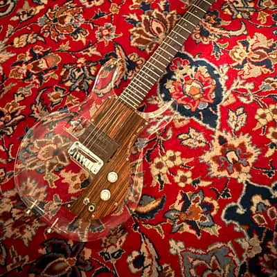 Ampeg Dan Armstrong electric Guitar 1970 AMAZING! - Clear Lucite image 2