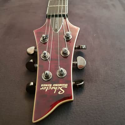 Schecter C1 Exotic Star Lava Red image 3