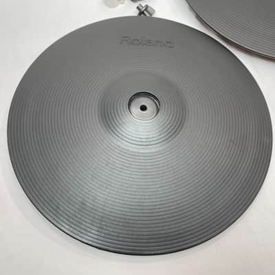 Roland CY-14C + Roland CY-15R Crash Ride V-Cymbal V Drum Trigger Roland THREE PACK image 3