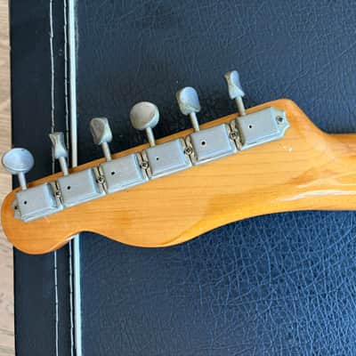 1980s Tokai Breezysound TTE60 Custom Telecaster Burled Tortoiseshell Mahogany Top Hard Case Japan Vintage image 22