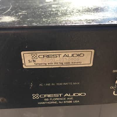 Crest Audio FA901 Professional Power Amplifier Bild 2