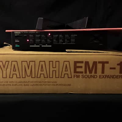 super rare Yamaha half-rack series set: EMT-1 FM Expander Synth, EMT-10 PCM Synth, EMR-1 Digital Rhythm Box, year 1988 image 5