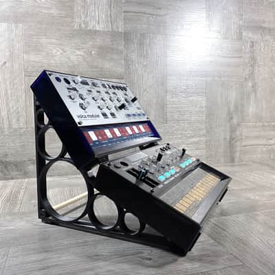 DUAL Stand for KORG Volca FM / Sample / Keys / Modular / Bass / Beats -BLACK - by KZcraftworks USA