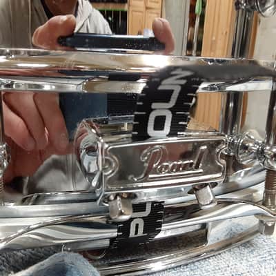 Pearl Pearl Custom Alloy Sensitone 10 Lug chrome steel snare image 8