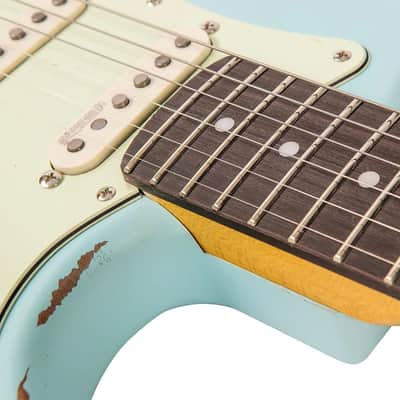 Vintage V6MRLB Icon Distressed Laguna Blue image 8