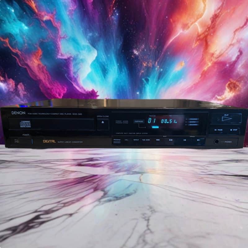 Denon DCD-500 PCM Audio Technology/Compact Disc Player Full Fresh Service Beauty image 1