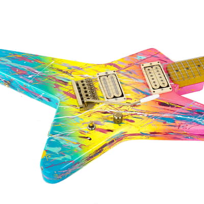 1980's Mighty Mite Star Bob Spina Neon Splatter Finish image 6