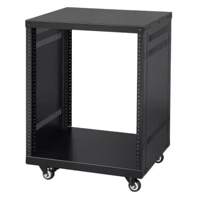 12U AV Rack Stand | 12 Space Component DJ Rack Cabinet | 19" DJ Rack Case image 1