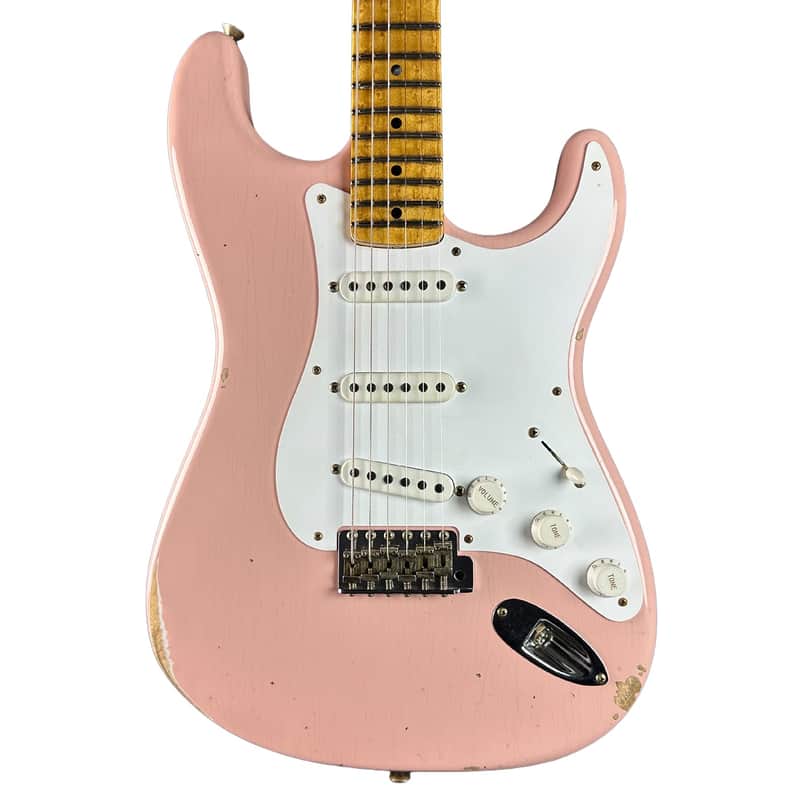 Fender Custom Shop 70th Anniversary 1954 Stratocaster Relic Shell Pink w/case image 1