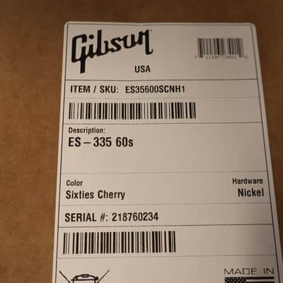 Gibson ES-335 Sixties Cherry 60s image 9