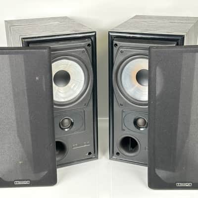 Vintage 90's Mission 732i 2-Way Base Reflex Bookshelf Speakers Pair image 1