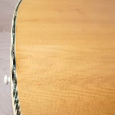 Suzuki Three S W-300 Acoustic Guitar MIJ 1977 Natural D-35 Style Vintage Japan w/ Hard Case image 10