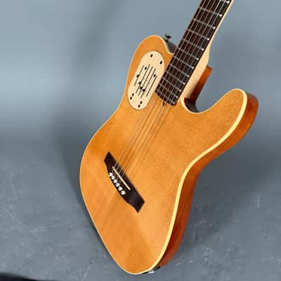 1992 Godin Acousticaster Deluxe Natural TOP ZUSTAND inkl. Koffer Case image 8