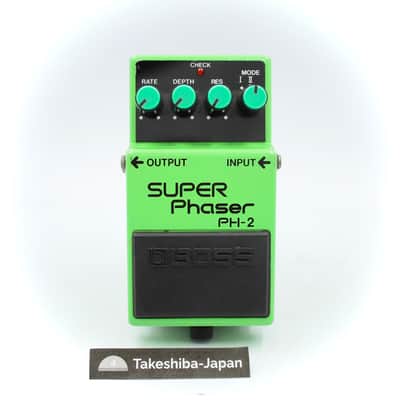 Boss PH-2 Super Phaser 1991 Made in Taiwan Black Label Guitar Effect Pedal ZD19901 image 1