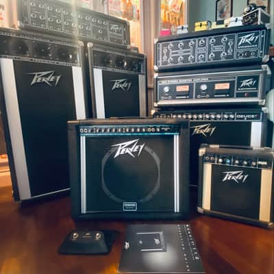 Peavey Bandit 112 Teal stripe Scorpion equipped 80’s image 1