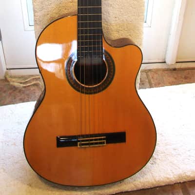 Ramirez CWR2 Classical Guitar, 1994, Cut 2 Studio Series, Cutaway, L.R. Braggs Electronics, Case image 4