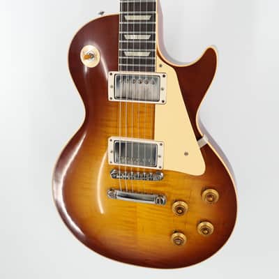 Gibson Custom Shop 1959 Les Paul Standard Reissue Electric Guitar - Iced Tea Burst, VOS image 4
