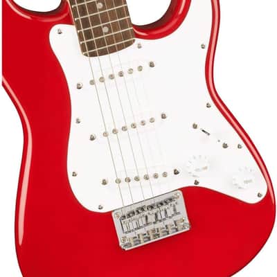 Squier Mini Stratocaster Electric Guitar, Dakota Red, Laurel Fingerboard image 3