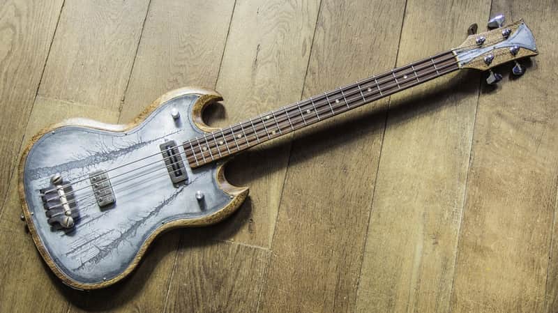 Oldwolf Custom EB3 1971 Forest Engraved Zinc image 1