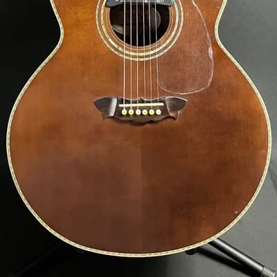 Washburn WJ130EK Vintage Series Jumbo Acoustic Guitar w/ K&K Pickup and Case image 1