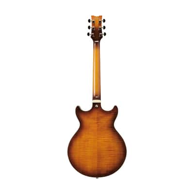 Ibanez Artstar AM153FM Semi-Hollowbody Electric Guitar W/Case - Antique Tobacco Burst image 4