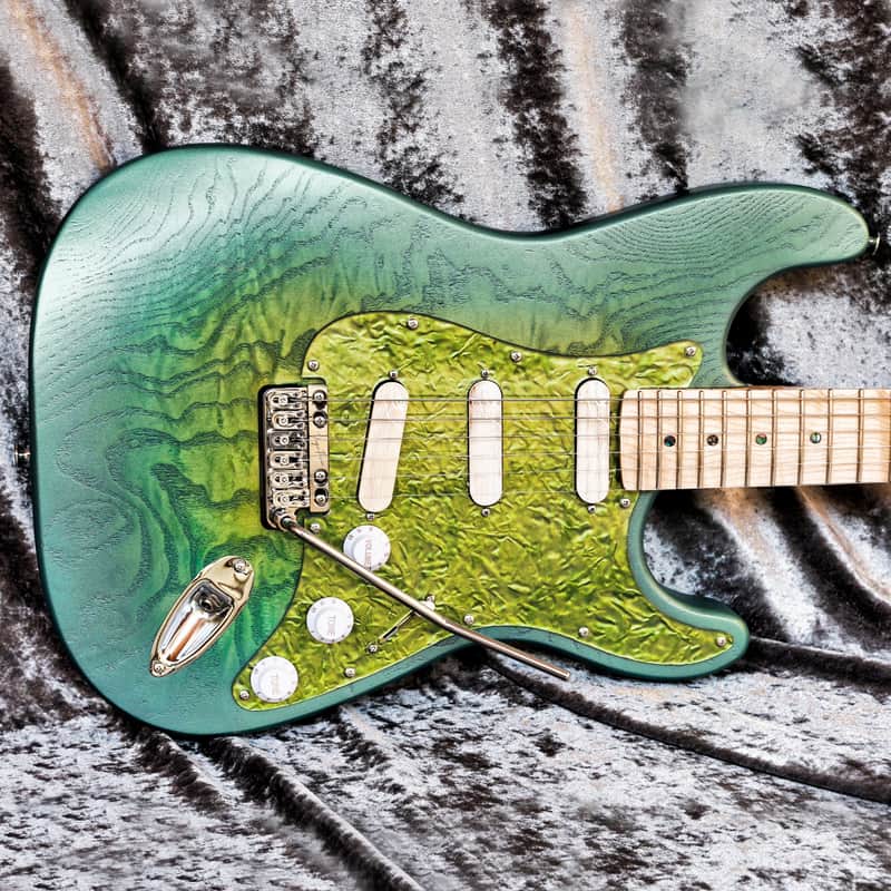 GB Liuteria Traditional Strato VegaTrem - strat style – Tamo Green image 1