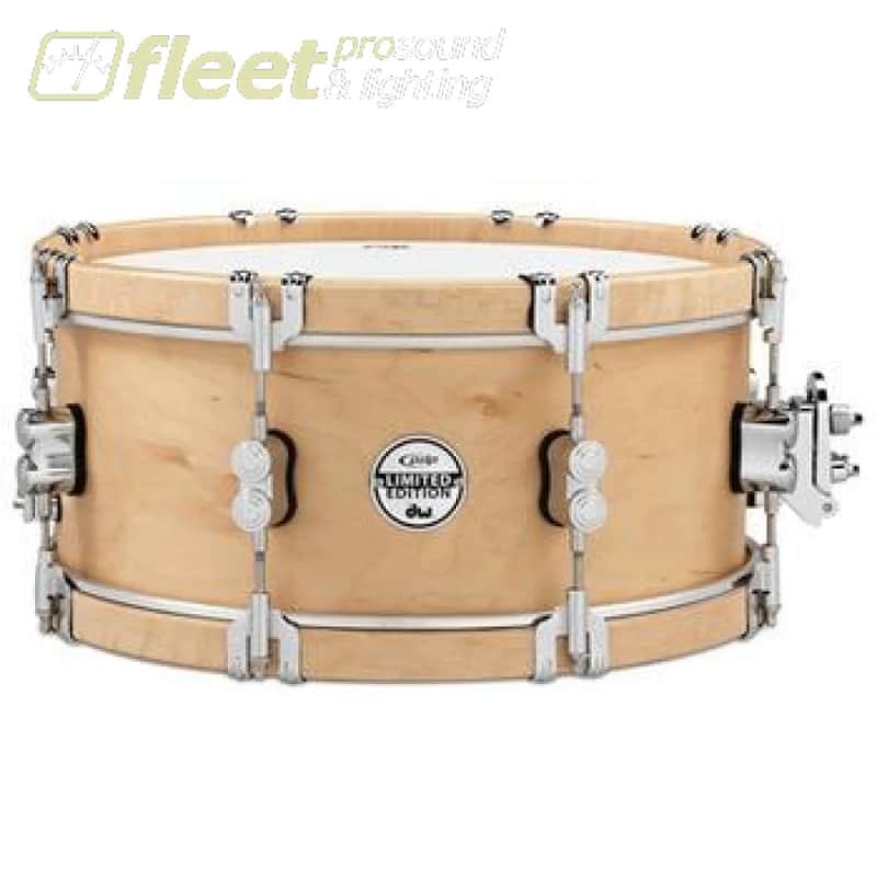 DW PDCC6514SSNN Pacific Concept Classic Snare with Claw Hooks - 6.5 x 14"- Natural image 1