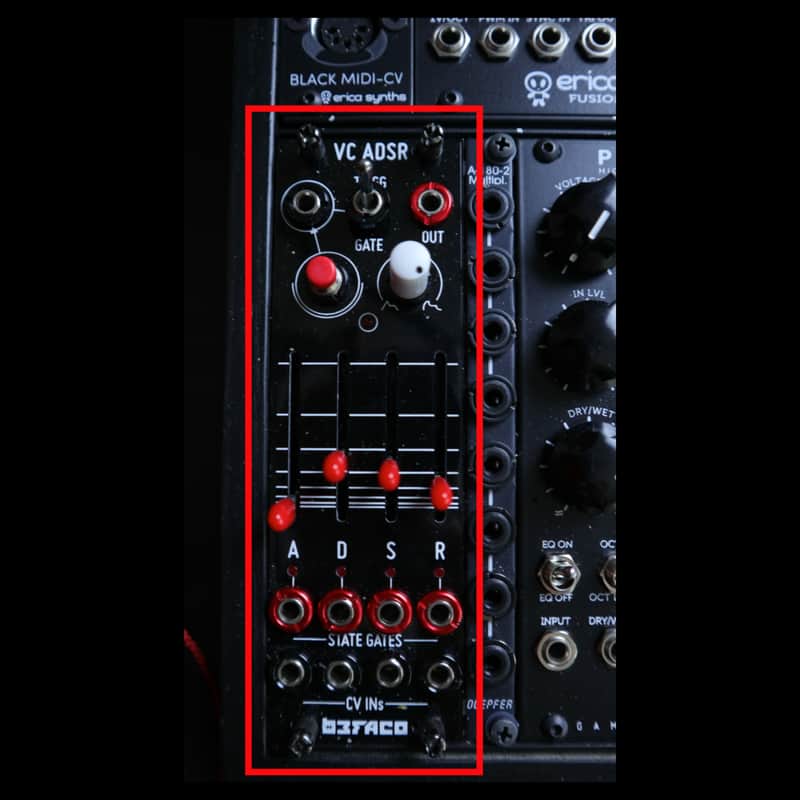 Befaco VC ADSR Eurorack Synthesizer Module 2010 - Present - Black Bild 1