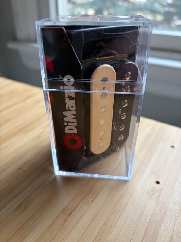 DiMarzio DP155FBC The Tone Zone F-Spaced Humbucker 2010s - Black/Cream image 1
