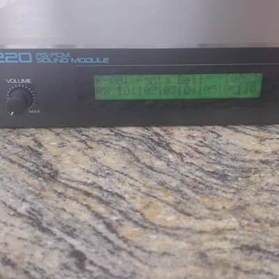 Roland U-220 RS-PCM Sound Module 1989 - 1992 - Black image 2
